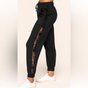 ADORE ME black jogger sweatpants (size medium) ✨